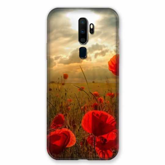 Coque pour Oppo A9 (2020) Fleur Coquelicot