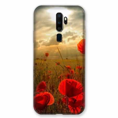 Coque pour Oppo A9 (2020) Fleur Coquelicot