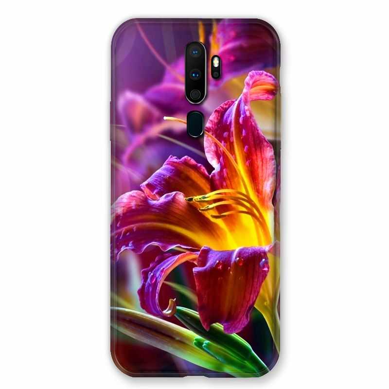Coque pour Oppo A9 (2020) Fleur Lys Color
