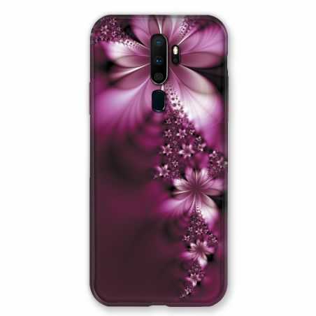 Coque pour Oppo A9 (2020) Fleur Violette Montante