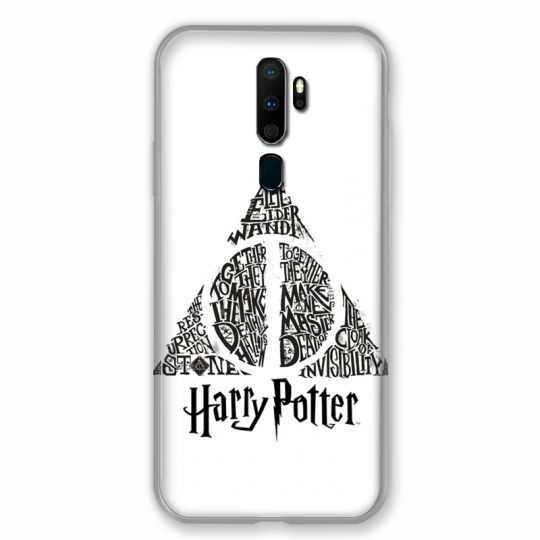 Coque pour Oppo A9 (2020) WB License Harry Potter Triangle Blanc