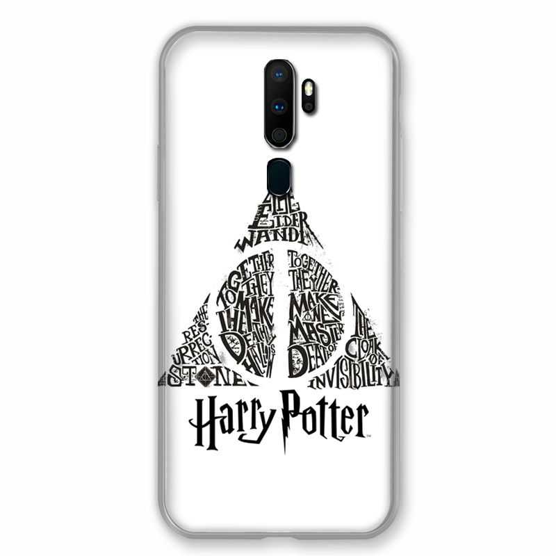 Coque pour Oppo A9 (2020) WB License Harry Potter Triangle Blanc