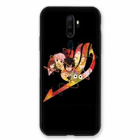 Coque pour Oppo A9 (2020) Manga Fairy Tail Logo Noir