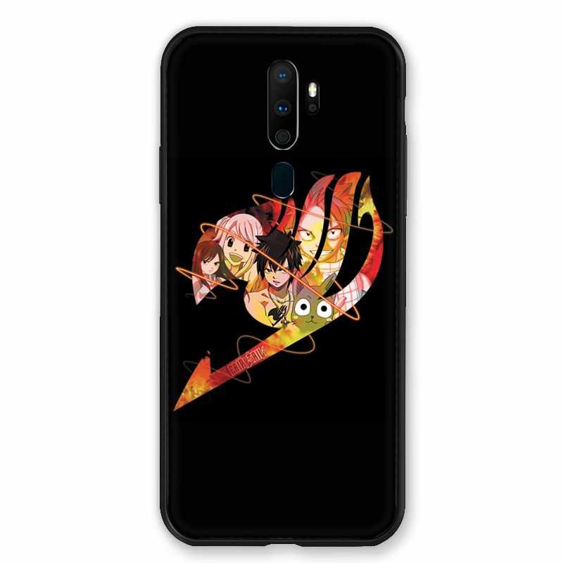 Coque pour Oppo A9 (2020) Manga Fairy Tail Logo Noir