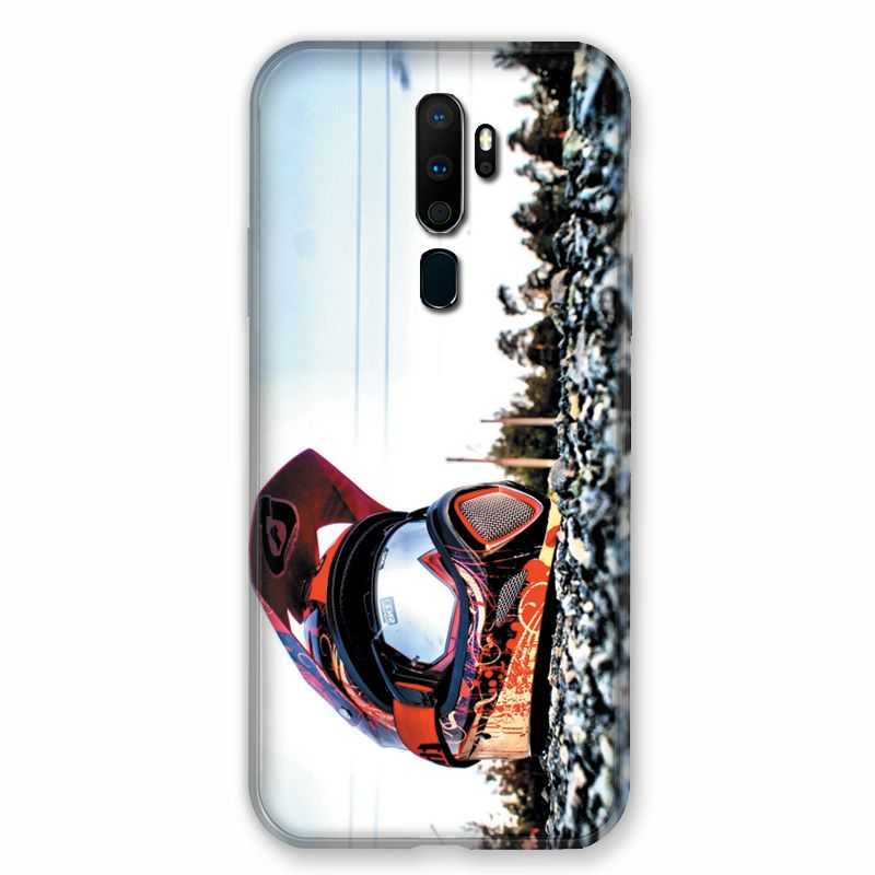 Coque pour Oppo A9 (2020) Moto Casque Cross