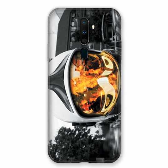 Coque pour Oppo A9 (2020) Pompier Casque Feu