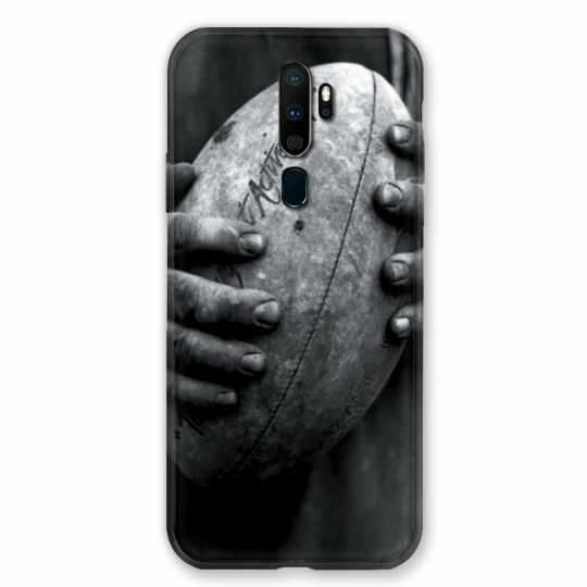 Coque pour Oppo A9 (2020) Rugby Ballon Vintage