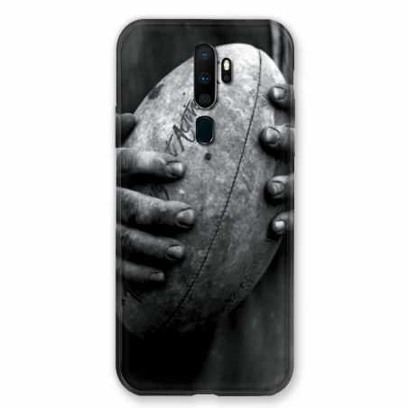 Coque pour Oppo A9 (2020) Rugby Ballon Vintage