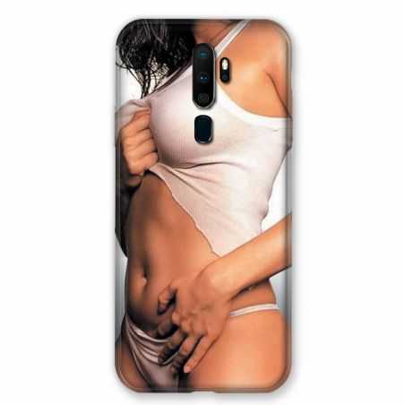 Coque pour Oppo A9 (2020) Sexy Tee Shirt Blanc
