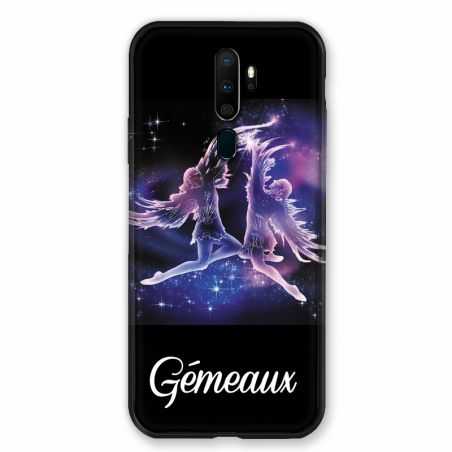 Coque pour Oppo A9 (2020) Signe Zodiaque 2 Gémeaux