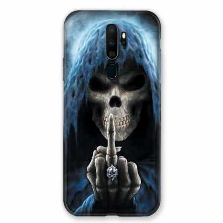 Coque pour Oppo A9 (2020) Tete de Mort Doigt