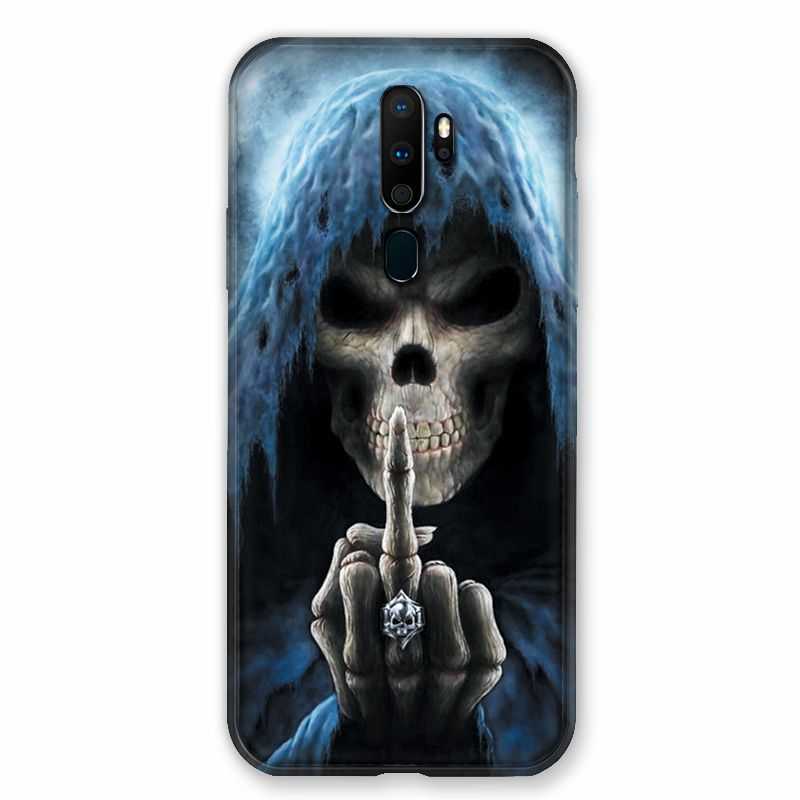 Coque pour Oppo A9 (2020) Tete de Mort Doigt