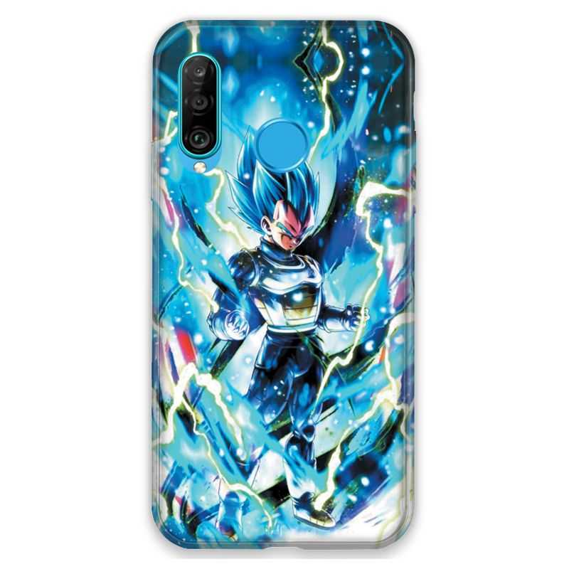 Coque pour Huawei P30 LITE Manga Dragon Ball Vegeta Bleu