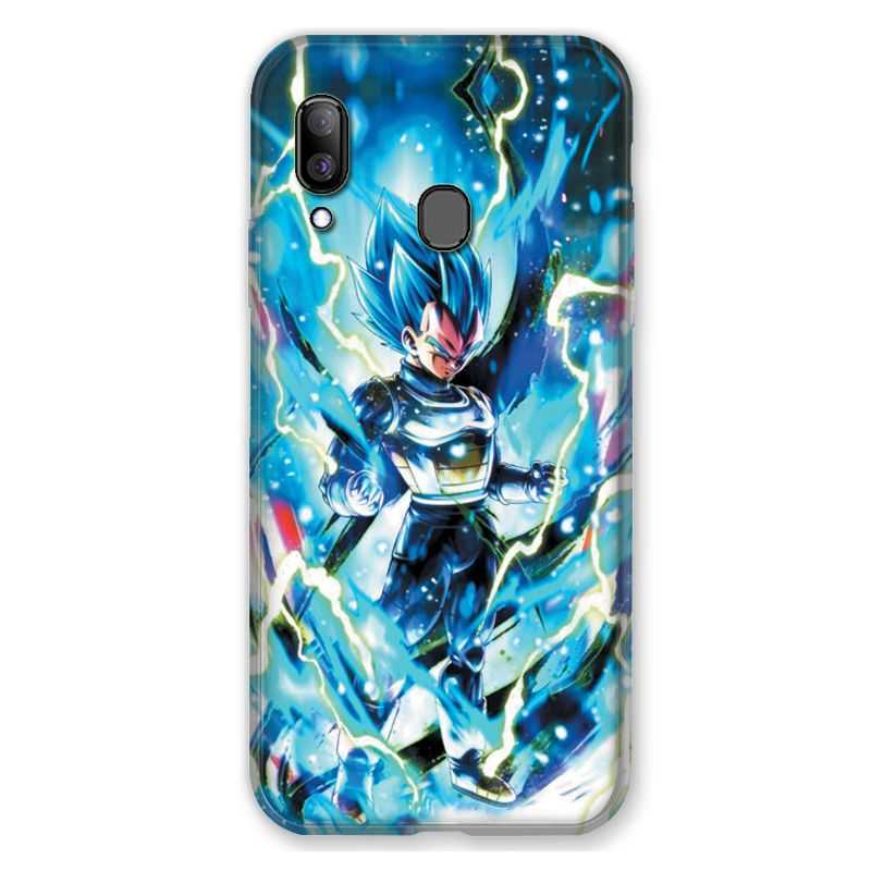 Coque pour Samsung Galaxy A20e Manga Dragon Ball Vegeta Bleu