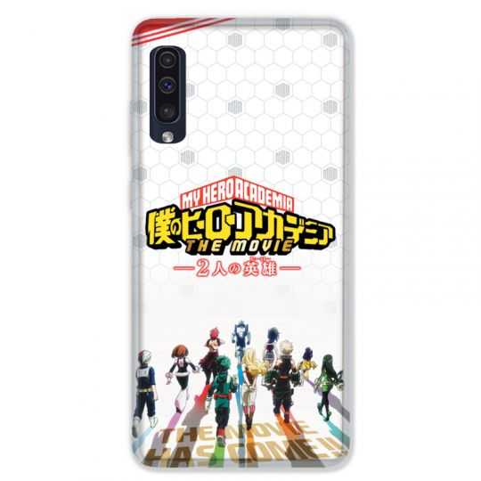 Coque pour Samsung Galaxy A50 Manga My hero academia blanc
