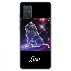 Coque pour Samsung Galaxy A51 4G signe zodiaque 2 Lion