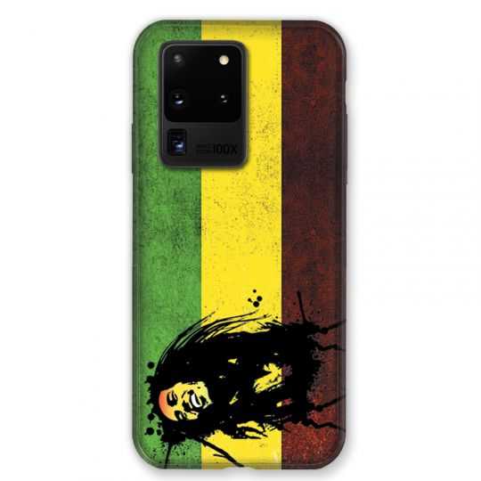 Coque pour Samsung Galaxy S20 ULTRA Bob Marley Drapeau