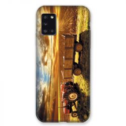 Coque pour Samsung Galaxy A31 Agriculture Tracteur Color
