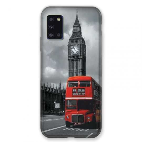 Coque pour Samsung Galaxy A31 Angleterre London Bus