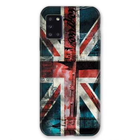 Coque pour Samsung Galaxy A31 Angleterre UK Jean's