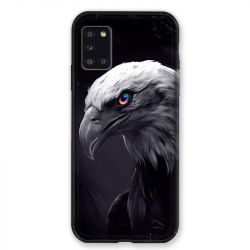 Coque pour Samsung Galaxy A31 Aigle Royal Noir