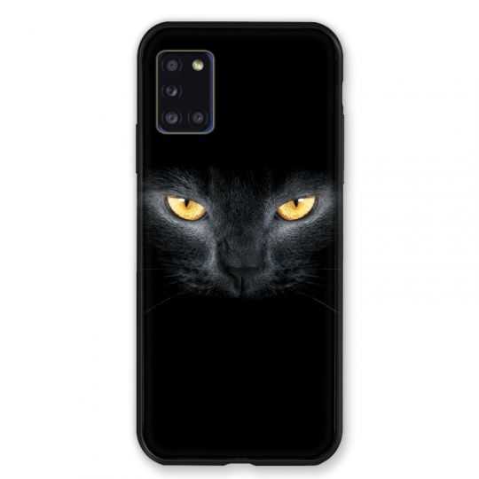 Coque pour Samsung Galaxy A31 Chat Noir