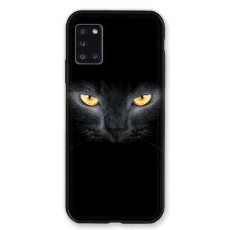 Coque pour Samsung Galaxy A31 Chat Noir