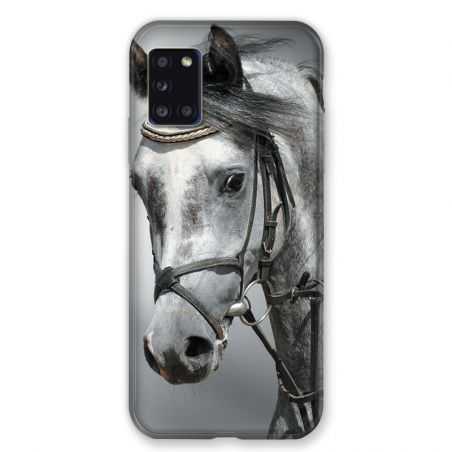 Coque pour Samsung Galaxy A31 Cheval Blanc