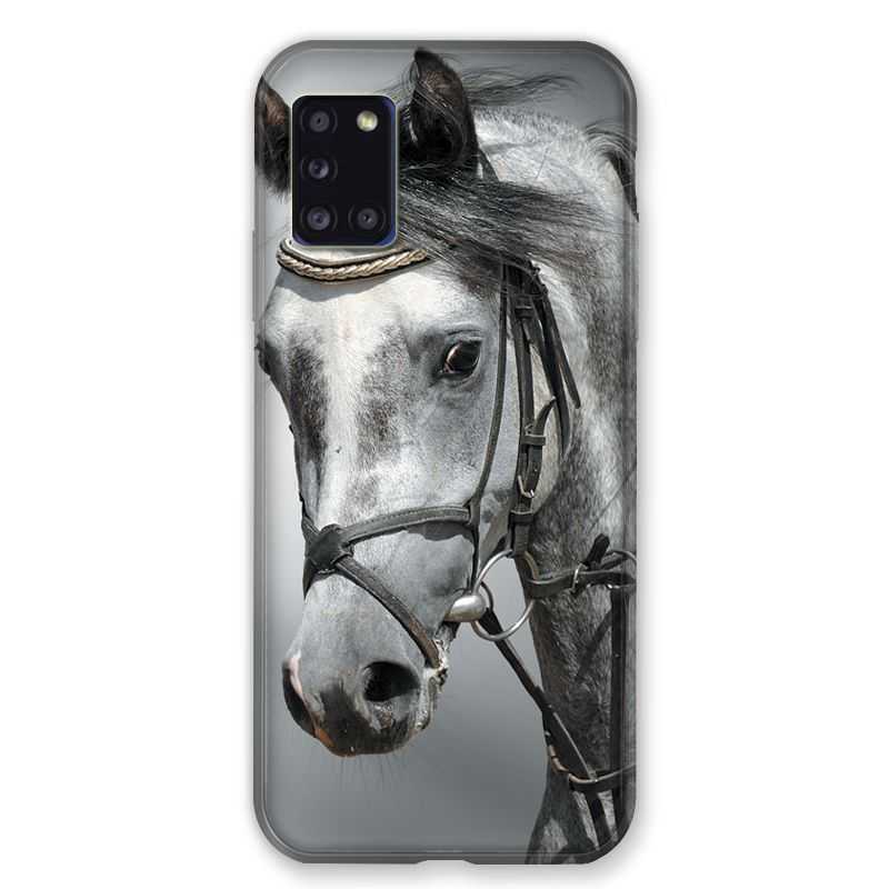Coque pour Samsung Galaxy A31 Cheval Blanc