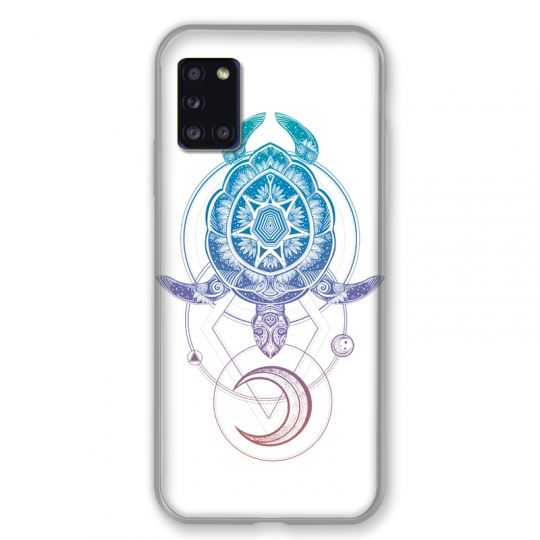 Coque pour Samsung Galaxy A31 Animaux Maori Tortue Color
