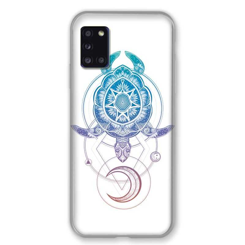 Coque pour Samsung Galaxy A31 Animaux Maori Tortue Color