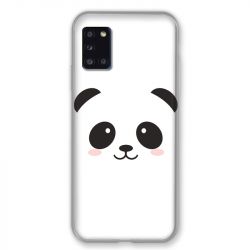 Coque pour Samsung Galaxy A31 Panda Blanc