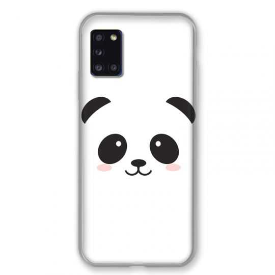 Coque pour Samsung Galaxy A31 Panda Blanc