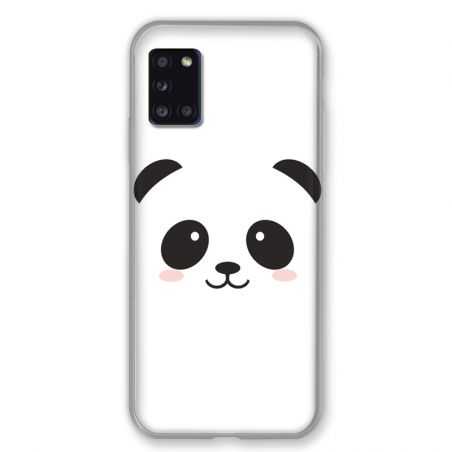 Coque pour Samsung Galaxy A31 Panda Blanc