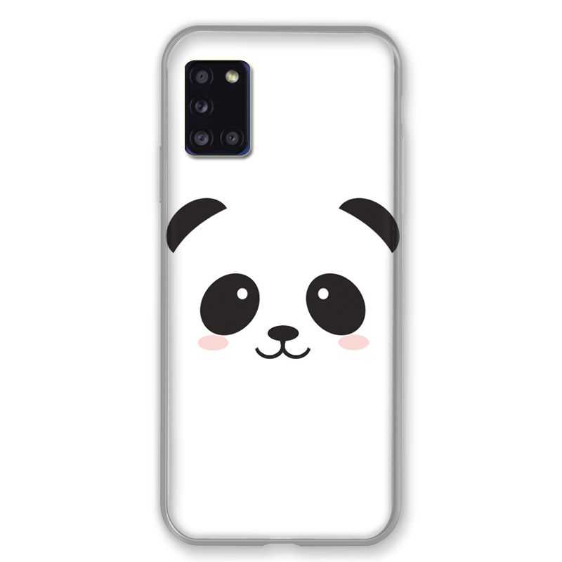 Coque pour Samsung Galaxy A31 Panda Blanc