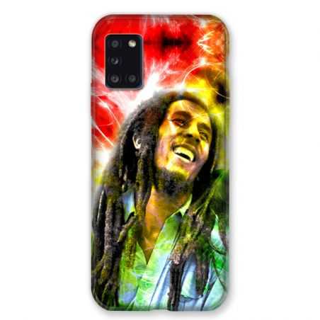 Coque pour Samsung Galaxy A31 Bob Marley Color