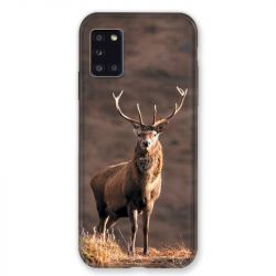 Coque pour Samsung Galaxy A31 Chasse Chevreuil Blanc