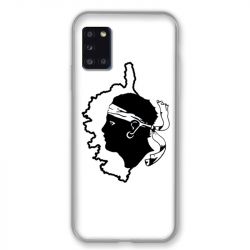 Coque pour Samsung Galaxy A31 Corse Blanc