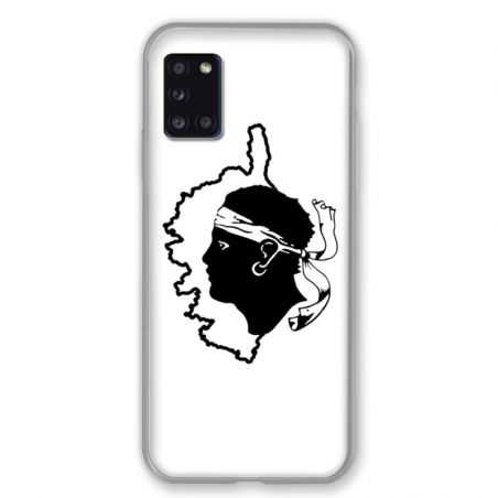 Coque pour Samsung Galaxy A31 Corse Blanc