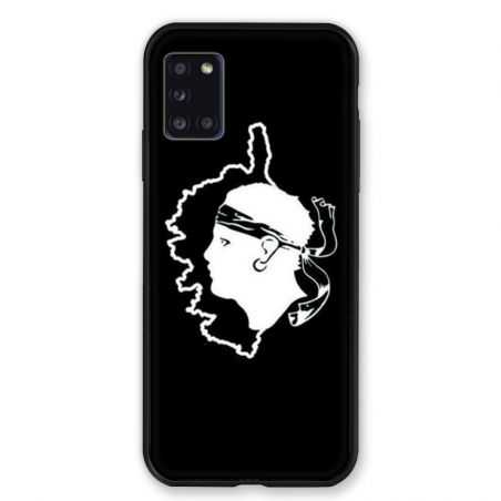 Coque pour Samsung Galaxy A31 Corse Noir