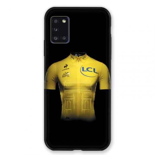 Coque pour Samsung Galaxy A31 Cyclisme Maillot Jaune