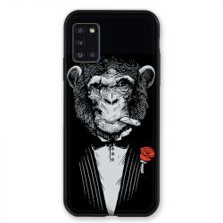 Coque pour Samsung Galaxy A31 Decale Singe Mafia
