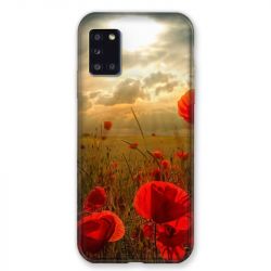 Coque pour Samsung Galaxy A31 Fleur Coquelicot