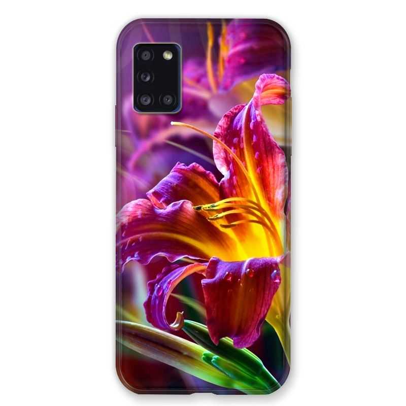 Coque pour Samsung Galaxy A31 Fleur Lys Color