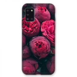Coque pour Samsung Galaxy A31 Fleur Pivoine