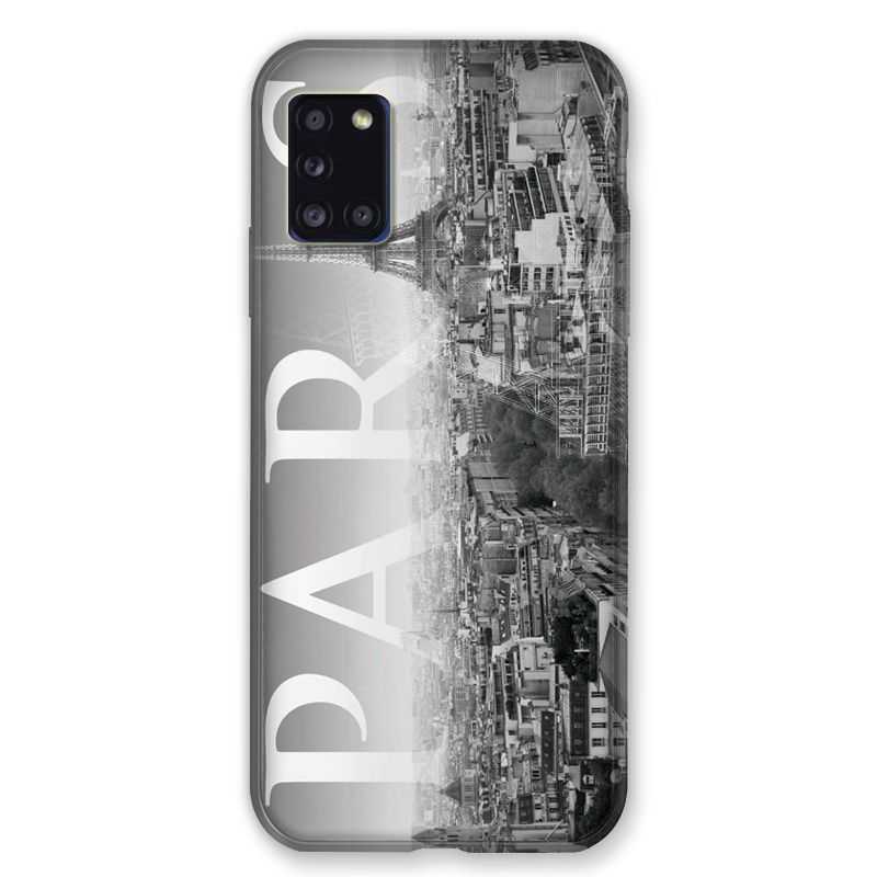 Coque pour Samsung Galaxy A31 France Paris Vintage