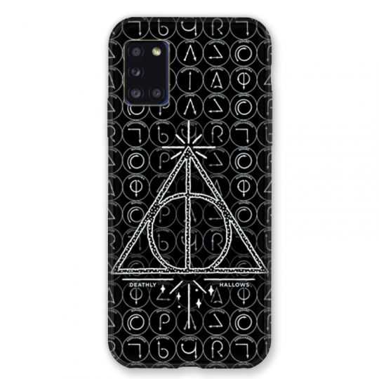 Coque pour Samsung Galaxy A31 WB License Harry Potter Triangle noir