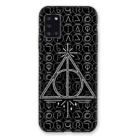 Coque pour Samsung Galaxy A31 WB License Harry Potter Triangle noir