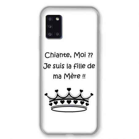 Coque pour Samsung Galaxy A31 Humour Moi Chiante
