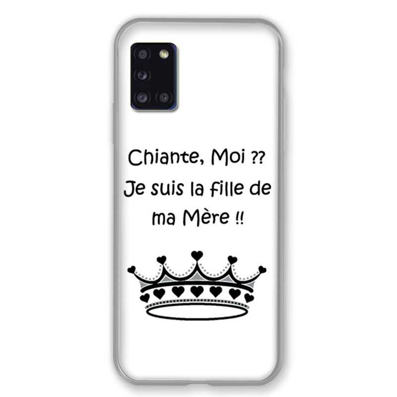 Coque pour Samsung Galaxy A31 Humour Moi Chiante